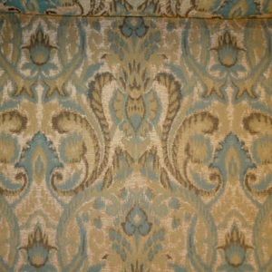 Coronado Color Teal Chenille Bohemian Fabric
